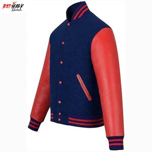 Blouson universitaire en toile de haute qualité pour homme 2023, coupe-vent uni zippé avec col montant léger et logo frontal à capuche, mode hiver - Product Image 3