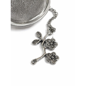 Silver Stainless Steel <b>Tea</b> Strainer with Lid Fine Mesh <b>Infuser</b> for Herbal <b>Tea</b> and Coffee Stainless Steel <b>Tea</b> Strainer Supply - Product Image 3