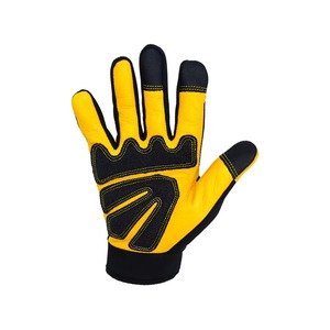 Gants de sécurité en cuir de haute qualité, respirants, antidérapants, anti-vibrations, résistants au froid, compatibles écran tactile, pour chauffeurs et mécaniciens en extérieur - Product Image 5