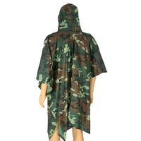 Combinaison de pluie en PVC durable unisexe imprimée de logo personnalisé camouflage réutilisable et imperméable pour camping escalade jetable pour poncho