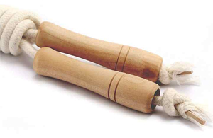 Corde à sauter en coton réglable et lestée pour femmes, adultes et enfants, pour l'exercice physique et le fitness - Product Image 5