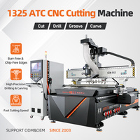 Machine de gravure CNC automatique linéaire ATC 1325 personnalisable pour la sculpture sur bois dur et la fabrication de meubles