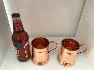 Mug en cuivre écologique, volume personnalisé, best-seller, cadeau d'affaires moderne, avec poignée - Product Image 5