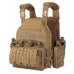 Gilet tactique ajustable personnalisé en Cordura MOLLE, gilet lesté, sangles tactiques, équipement multifonctionnel, gilet camouflage - Product Image 2