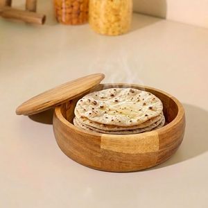 Support à fruits en bois de manguier de qualité supérieure KHATI HOUSE |   Bol de service poli artisanal pour tables à manger, mariages, décoration intérieure - Product Image 1