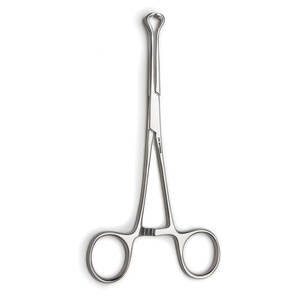 Pinces à tissus Babcock en acier inoxydable, instrument médical chirurgical, préhension de précision, manipulation des tissus non traumatique, 6 pouces - Product Image 1