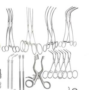 Juego de Instrumentos Quirúrgicos Cardiovasculares Estériles, Herramientas de Cirugía Cardíaca de Grado Hospitalario, Kit Completo para Procedimientos - Product Image 1