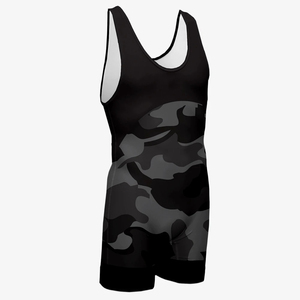 Comfortable One Piece Camouflage Heat Transfer Printed High Quality <b>Wrestling</b> <b>Singlet</b> Custom Logo Factory Made <b>Wrestling</b> <b>Singlet</b> - Product Image 6