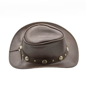 Chapeaux de cowboy en laine rayée de luxe unisexes pour hommes et femmes, ajustables, pour les voyages, les sorties et les fêtes - Product Image 1