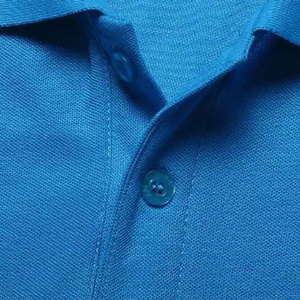 Wholesale Luxury Men's Solid <b>Blue</b> Short Sleeve Knitted <b>Polo</b> <b>Shirt</b> Casual Regular Fit Button Design Printing High Quality <b>Shirts</b> - Product Image 2