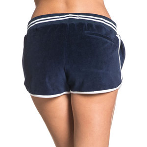 Pantalon décontracté vintage bleu marine pour femme en tissu Oxford extensible (Spandex/Coton), taille haute élastique, respirant, écologique et imperméable - Product Image 4