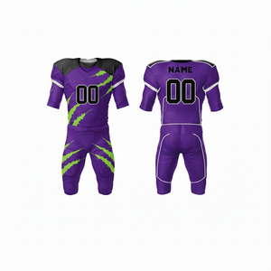 Conjuntos de Uniformes de Fútbol Americano Personalizados para Hombre 2026, Sublimación Personalizada, 100% Poliéster, Impresión Digital, Transpirable, Tallas Grandes - Product Image 4