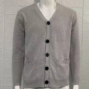 <b>Men's</b> Casual <b>Long</b> Sleeve Solid Knitting <b>Cardigan</b> Sweater V Neck Outerwear Button Zipper Thin Winter Jackets Tops - Product Image 4