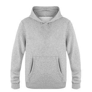 Sudadera con Capucha de Forro Polar para Hombre, Color Sólido, Corte Regular, Informal, para Otoño, con Bolsillo Delantero, Tejido de Punto - Product Image 5