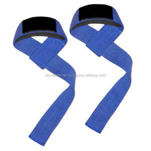 Custom Gel Printing Logo Lifting Strap Deadlifting <b>Training</b> Non-slip Gym Workout Grip <b>Strength</b> Heavy Duty Lifting Wrist Straps - Product Image 4