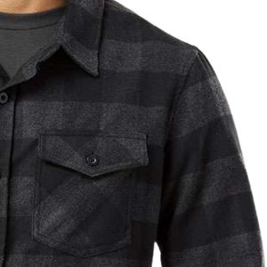 Chemise en flanelle pour homme, classique, à carreaux, boutonnée, manches longues, satin brossé doux, décontractée, pour la randonnée en plein air, le travail, la mode, légère - Product Image 5