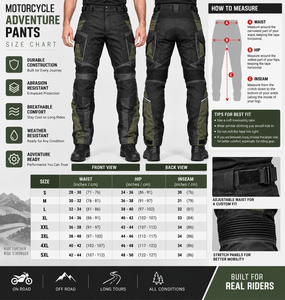 Pantalon de moto pour homme, pantalon textile pour tourisme et aventures, résistant aux abrasions, poches cargo, genoux renforcés, OEM personnalisé - Product Image 4