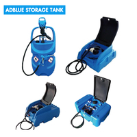 100L Taşınabilir AdBlue DEF Transfer Tankı, 12V Kendinden Emişli Pompa ve Kamyonlar için Otomatik Tabanca ile