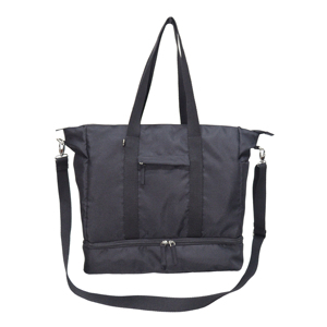 Sac de voyage en polyester recyclé avec compartiment imperméable |   Sac de voyage écologique OBP Weekender |   Fabricant OEM et ODM - Product Image 5