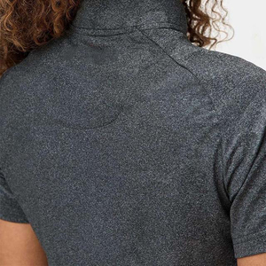 Women's Polo Shirt Short Sleeve Casual Knitted Breathable <b>100</b>% <b>Polyester</b> Regular Length - Product Image 5
