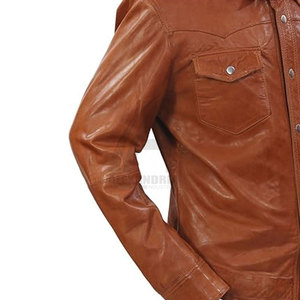 Chemises en cuir pour hommes de qualité supérieure, vente chaude, prix abordable, vente en gros, respirantes, fabriquées en cuir - Product Image 6