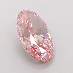 Diamant CVD de laboratoire rose intense fantaisie de forme ovale modifiée, 2,01 carats, clarté VS2, polissage excellent, diamant non monté de luxe - Product Image 4