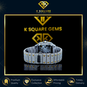 Fournisseur de Confiance Vendant Nouvelle Montre Automatique de Designer à Quartz, Étanche, en Acier Inoxydable avec Bracelet en Diamant Moissanite - Product Image 4