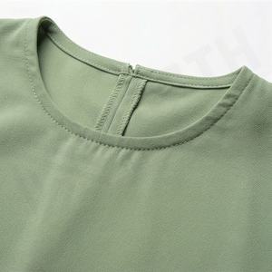 Vente en gros de robes de prière musulmanes traditionnelles grande taille, respirantes, légères, à séchage rapide, en polyester, abaya à enfiler pour femmes - Product Image 4