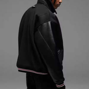 Chaqueta bomber de satén de seda personalizada, talla grande, lisa, se puede personalizar, chaquetas bomber para hombre, chaqueta varsity de alta calidad - Product Image 6