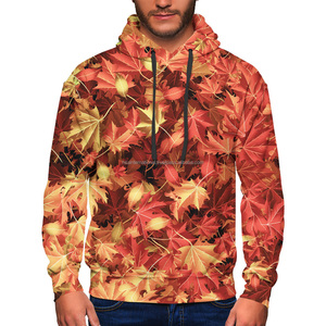 Sudadera con Capucha Unisex de Alta Calidad, Corte Regular, Diseño Personalizado con Patrón Sublimado en 3D, 100% Poliéster de Secado Rápido para Invierno - Product Image 1