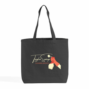 Printed Recycled Cotton Bottom Gusset <b>Tote</b> Bag | Eco Friendly Reusable Market Shopping Bag | Custom Branding Shoulder Carry Bag - Product Image 3