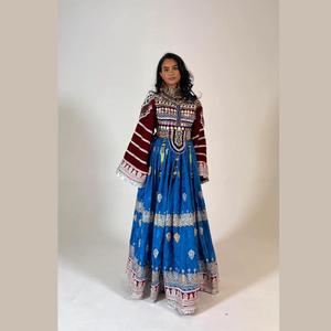 Salwar Kameez Afgano WS INTERNATIONAL Hecho a Mano de Alta Calidad, Vestido Tradicional de Viscosa con Estampado Digital para Mujer, el Mejor Vestido Vintage de Verano - Product Image 3