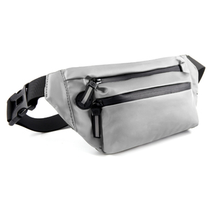 Riñonera Impermeable Negra de Oxford Unisex, Bolso Bandolera para Exteriores, con Logotipo Personalizado, Precio al por Mayor - Product Image 2