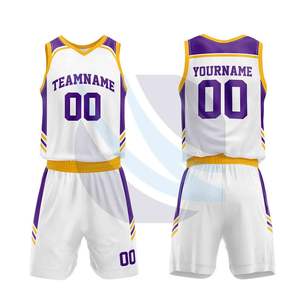 Custom Basketball <b>Jersey</b> & <b>Shorts</b> Set Reversible, Breathable Sublimation Uniform <b>for</b> Men, <b>Women</b>, Boys & Girls Plus Size - Product Image 1