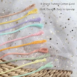 Cheap Price 4mm Twisted <b>Rope</b> Cotton Polypropylene Polyester Options Available Small Diameter <b>Rope</b> For Packaging Bundling Gift - Product Image 5