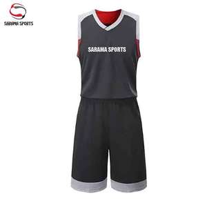 Conjuntos de Uniformes de Baloncesto Ligeros con Estampado, Ajuste Cómodo, Tallas Personalizadas, Secado Rápido, Transpirables, MOQ Bajo, Colores Personalizados - Product Image 1