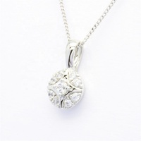 Cadeau d'anniversaire OEM, fiançailles, or plaqué or blanc 18 carats de haute qualité, diamant naturel taille brillant 0,10 ct, classique pour femme