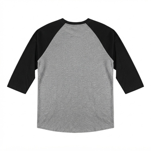 Camiseta de Béisbol Vintage Raglán de Manga 3/4 Personalizada para Hombre, 100% Algodón, Corte Holgado, Deportiva - Product Image 2