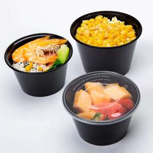 Solutions clés en main pour conteneurs alimentaires jetables en PP, ronds, pour échantillons alimentaires, disponible en gros, couleurs personnalisables, OEM/ODM. - Product Image 1