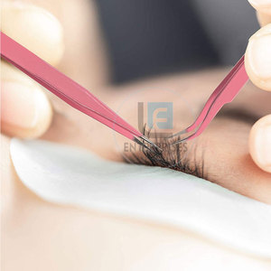 Pince à épiler pour extensions de cils, dernière conception, personnalisée, robuste, faible MOQ - Product Image 6
