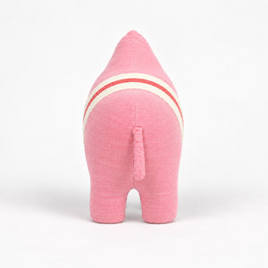 ตุ๊กตาหมูผ้าฝ้ายสีชมพูปักลาย ของเล่นตุ๊กตาหมูนุ่มนิ่ม ของขวัญวันเกิดและของตกแต่งห้องเด็ก - Product Image 4