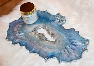 Decorative Resin <b>Vanity</b> <b>Tray</b> for Bathroom and Coffee Table - Product Image 5