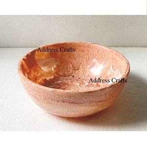 Cuenco de Pasta de resina de remolino único de lujo, vajilla, decoración de mesa, ensaladera de resina, hogar y cocina, decoración de boda, cuencos de resina, platos - Product Image 1