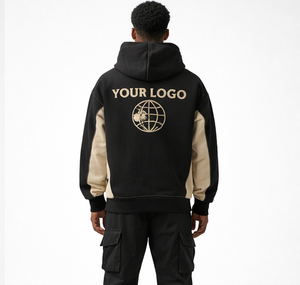 Conjunto de Sudadera con Capucha Oversize y Pantalones Cargo Jogger para Hombre, de Algodón Grueso y Felpa, Estilo Urbano, 2026 - Product Image 4