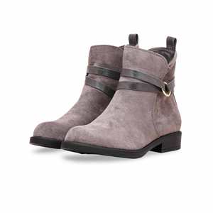 WN9017 Gris Long Mid-Calf Zapatos - Product Image 3
