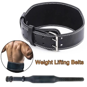 Premium Durable Eco-friendly Leather Weight Lifting <b>Belt</b>-Adjustable for Men Women Powerlifting <b>Squats</b> Back Support Weight Loss - Product Image 5