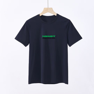 ไนมัตเสื้อยืดแขนสั้นผู้ชาย โพลีเอสเตอร์ 100% ระบายอากาศได้ดี ทรงปกติ คอกลม ลำลอง พร้อมพิมพ์ลายตัวอักษรด้านหน้า - Product Image 3