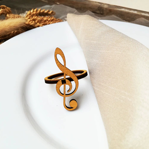 Anneau de serviette en bois classique, utilisé pour une décoration de table élégante dans les configurations de repas à domicile. Vente en gros d'anneaux de serviette en provenance d'Inde. - Product Image 1