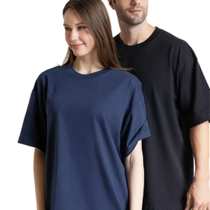 เสื้อยืดเจอร์ซีย์ผ้าฝ้าย 100% หนัก 250 GSM ทรงโอเวอร์ไซส์ ขายดีที่สุด เสื้อยืดทรงบ็อกซี่ แขนเสื้อแบบดรอปโชว์เดอร์ เสื้อครอปท็อปสำหรับผู้ชาย - Product Image 3