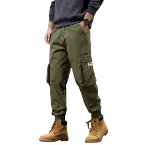 Men Relaxed Fit Stretch Cargo Pant Multi Pocket High Street Loose Outdoor Hiking Jogger Work Sweatpants - Product Image 1